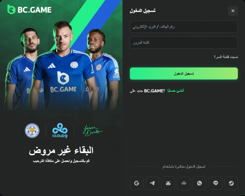 كيف تدخل BC.Game